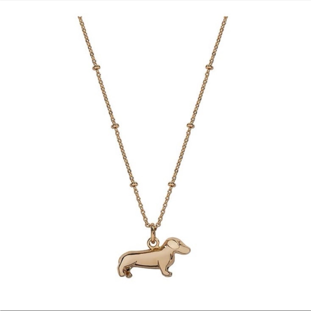 Lc Lauren Conrad Gold Dachshund Pendant Necklace 18$